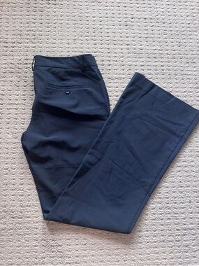 Express Design Studio Black Editor Low Rise Bootcut Dress Pants 6L Long